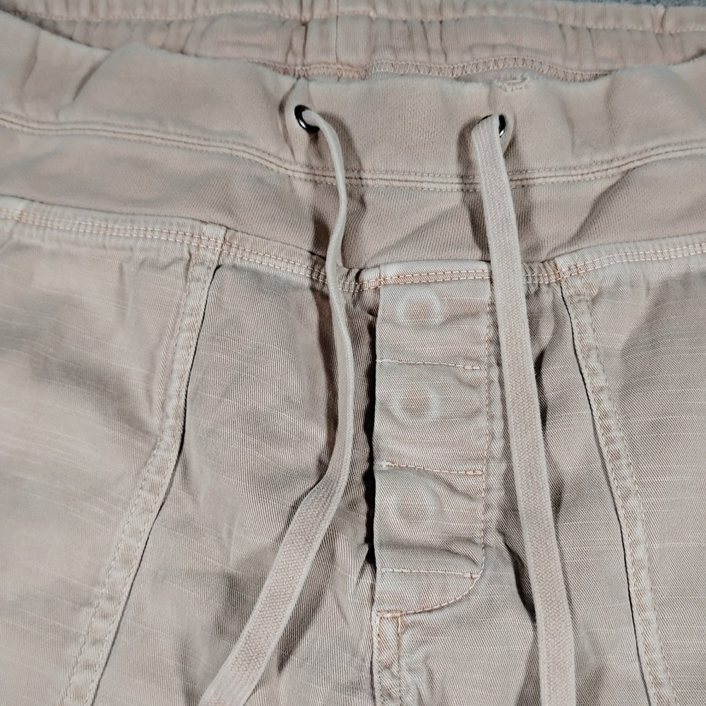 James Perse Pull On Clean Cargo Pants Women's Size 2 Beige Khaki WACS1862 - Picture 2 of 13